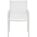 Merano White Outdoor Dining Armchair, Set Of 2